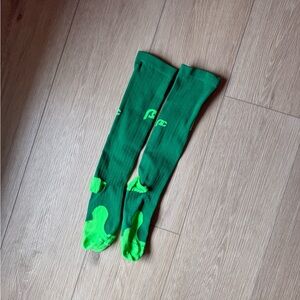 Green Athletic Socks
